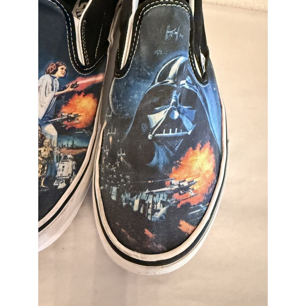Collectible Star Wars Vans Slip On, A New Hope Men’s 9.5 US/Women’s 11 US - Picture 9 of 12
